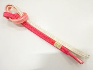 未使用品　正絹　手組帯締め